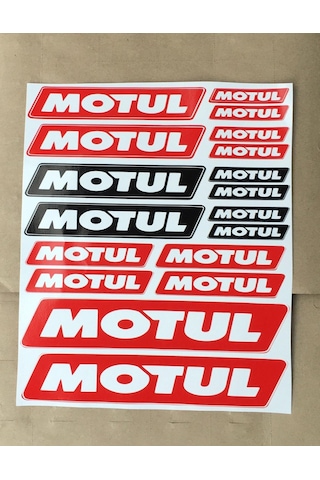 Motul Yapıştırma Sticker Seti 18 Parça A4 Boyutunda