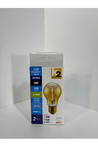 Led Fılament Rustik Ampul Kes 603