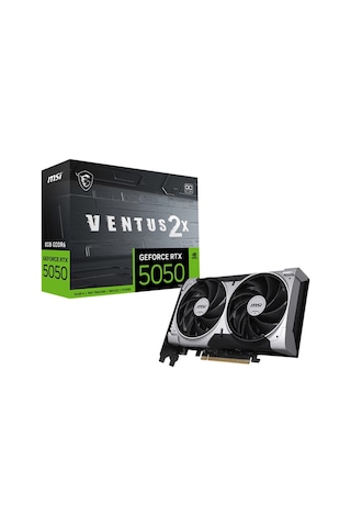 Msı Geforce Rtx5050 8g Ventus 2x Oc 8gb Gddr6 128bıt 1xhdmı 3xdp Ekran Kartı