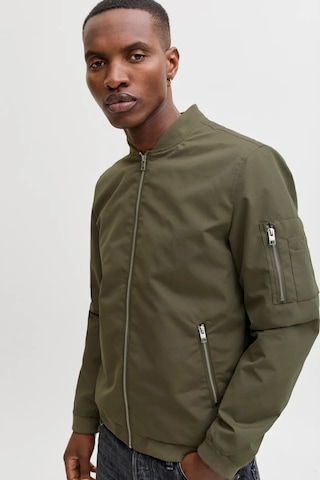 Jack & Jones Erkek Kolej Yaka Mont 63412165203 Haki Haki