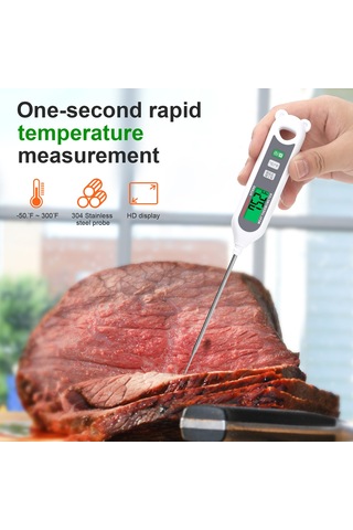Springsun Habotest Anında Okuma Dijital Et Termometresi - Yiyecek, Ekmek, Izgara Ve Barbekü İçin