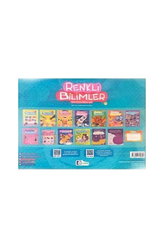 Renkli Bilimler 5-6 Yaş Eğitim Seti Mor Elma Yayıncılık