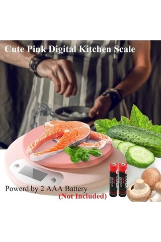 Ulzyvf Createtech Terazisi Tcherchi Tartısı, Pembe Mutfak Terazisi Kalpli Elektronik Akıllı Wp - Hassas Ölçüm İçin Mükemmel Seçim, Çok Renkli Çok Renkli