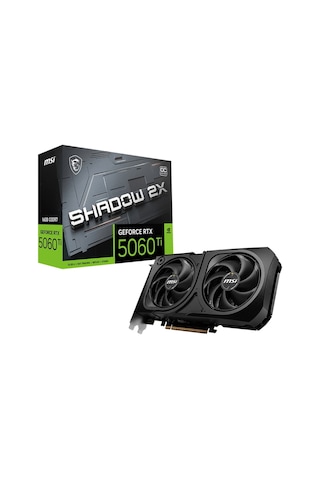 Msı Geforce Rtx 5060tı 16gb Shadow 2x Oc Plus Gddr7 128bit Dx12 Aeae1msı0225
