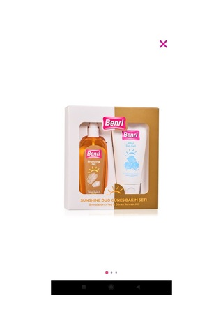 Bronzlastirici Yağ 150 Ml + Güneş Sonrası Jel 150 Ml.