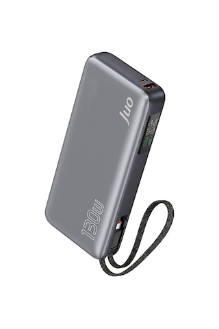 20000mah 130w Led Ekranlı Usb-a + Type-c Kablolu Powerbank Taşınabilir Hızlı Şarj Cihazı Diğer