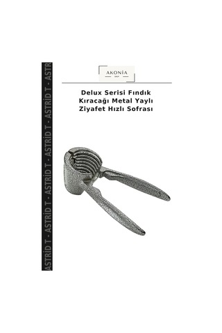 Delux Serisi Fındık Kıracağı Metal Yaylı Ziyafet Hızlı Sofrası