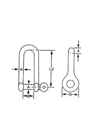 Zincir Kilidi Uzun 10 Mm Krom