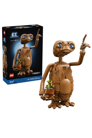 LEGO® Ideas E.T. the Extra-Terrestrial 21370 - Yetişkinler için Işıklı Yapım Parçası İçeren Model Yapım Seti (1226 Parça)