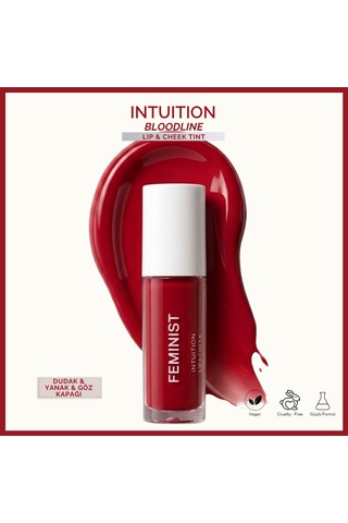 Lip & Cheek Dudak Ve Yanak Renklendirici Likit Allık Nemlendirici Etkili Kırmızı