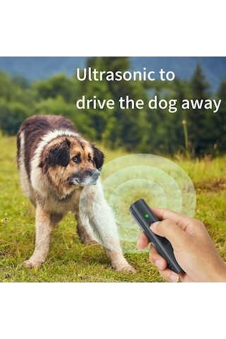 Maoyaya Hallow Ultrasonik Köpek Kovucu Usb Şarjlı Köpek Sürücü, Gri Ra