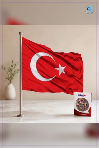 Türk Bayrağı Bayrak 70x105 Cm Alpaka Kumaş Dayanıklı Canlı Renk E 70 x 105 CM