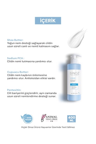 Sinoz Yoğun Nemlendirici ve Onarıcı Bakım Losyonu 400 ML