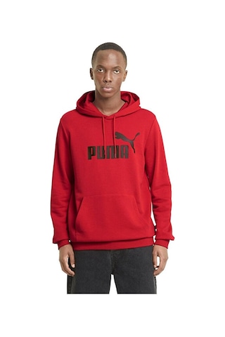 Puma Ess Big Logo Hoodie Tr Erkek Günlük Sweatshirts 58668811 Kır (549011142) Kırmızı