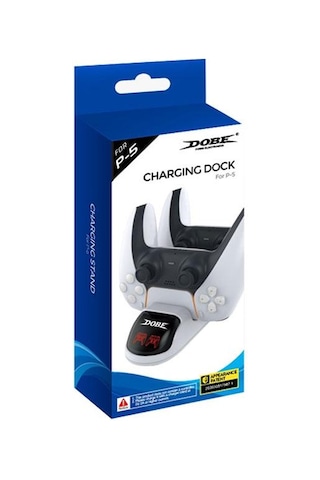 Dobe Ps5 Charging Dock Şarj Istasyonu Ekranli Çiftli Şarj