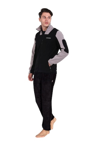 Thermoform Evo Pro Polar Termal Erkek Siyah-gri Mont / Siyah Pantolon Eşofman Takımı Renkli