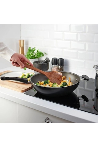 Ikea Huldhet Ahşap Pişirme Spatulası 35 Cm Kahverengi