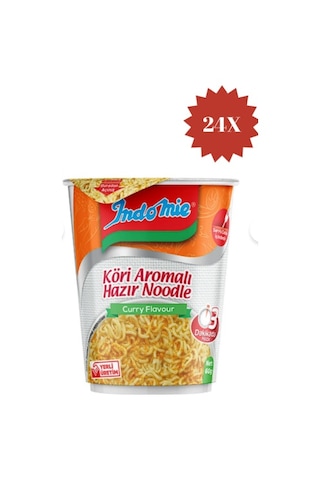 Indomie Bardak Körili Noodle 24 x 60 G