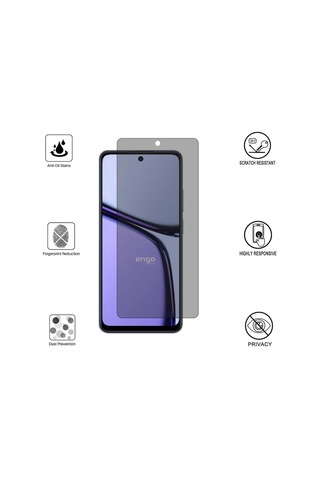 Realme C65 İle Uyumlu Hayalet Ekran Koruyucu Şeffaf