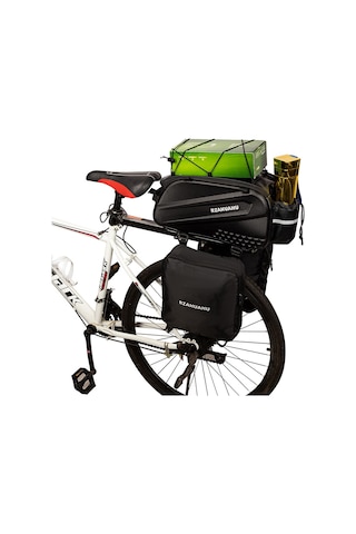 Lixada 3'ü 1 Arada Bisiklet Raf Çantası Bagaj Çantası