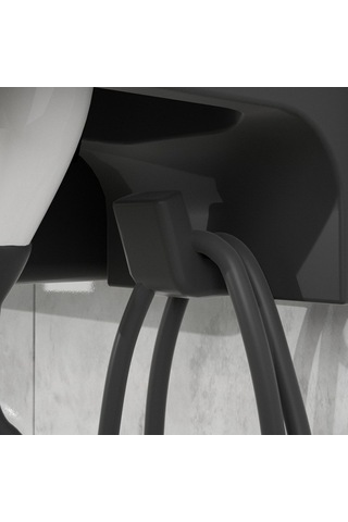 Wondernest Zımbasız Saç Kurutma Rafı, Lichen Makinesi İçin Pratik Çözüm Jm Siyah