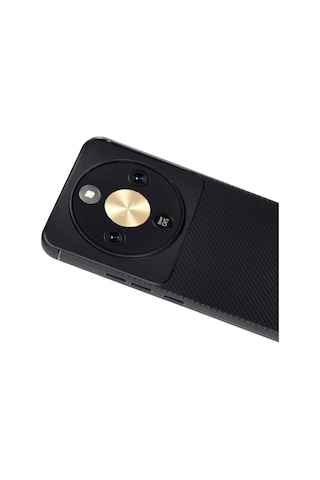 Huawei Honor Magic 8 Lite Auto Focus Karbon Kapak - Siyah Düz Renkli