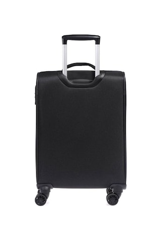 Pierre Cardin Ultra Light Siyah Kumaş Unisex Orta Boy Valiz 04p 001