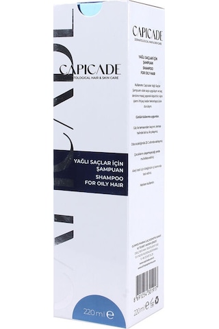 Capicade Yağlı Saçlar İçin Şampuan 220ml Yağlı