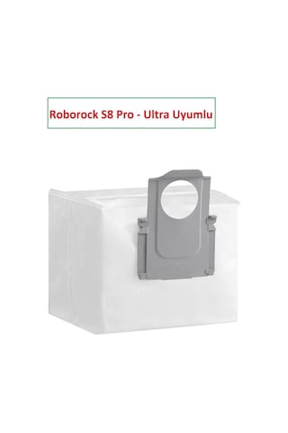 Lin Grup Roborock S8 Pro S8 Plus Ve Maxv Ultra Ile Ile Uyumlu Toz Torbası - 6 Adet