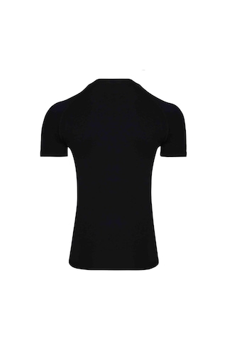 Doreanse Siyah Modal Y. Yaka Kısa Kol Erkek T Shirt 2535 Siyah