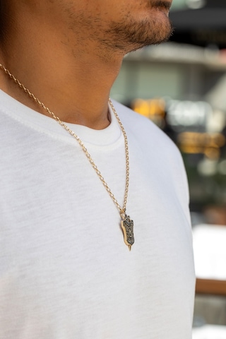 14 Ayar Altın Şövalye Zırhı Erkek Kolye