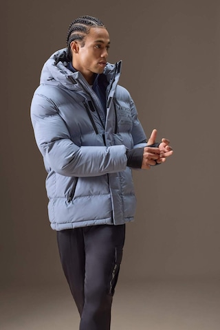 Defacto Su İtici Regular Fit Kapüşonlu Rüzgar Geçirmez Şişme Mont E9485ax25wngr530 Gri-gr530
