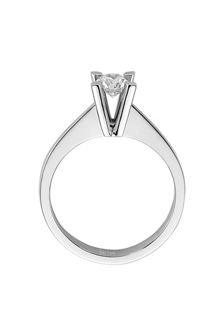 Sirius F Renk 0,45 Karat Pırlanta Tektaş Yüzük 0824R0183
