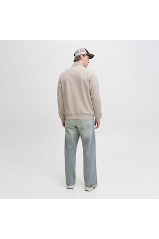 Jack & Jones Soho Erkek Krem Sweatshirt 12278793-mbm Krem