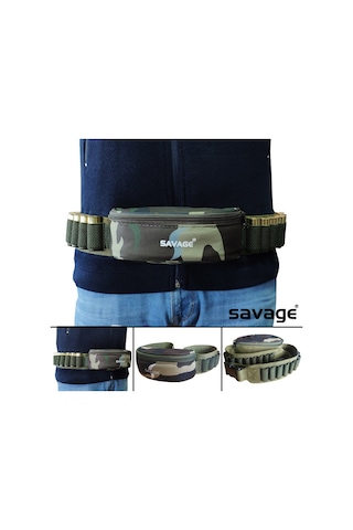 Savage Hh06067 Fişeklikli Bel Çantası Kamuflaj