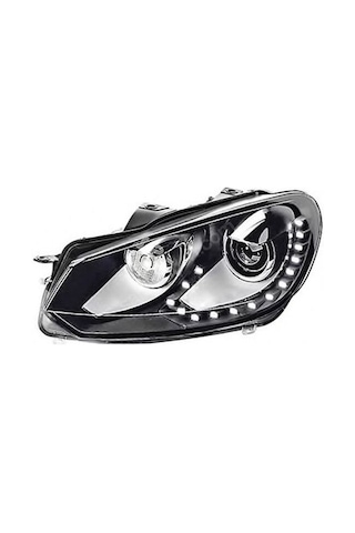 Vw Golf 6 R20 Mercekli Far Takımı Uyumlu Yedek Parça R Far 15 Led