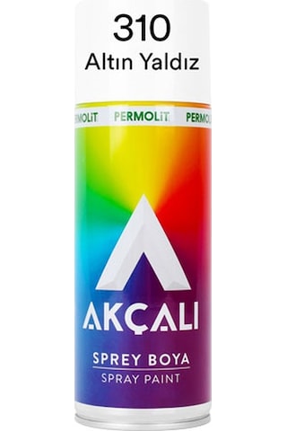 Akçalı310 Altın Yaldız 400 ML Sprey Boya 2 Adet