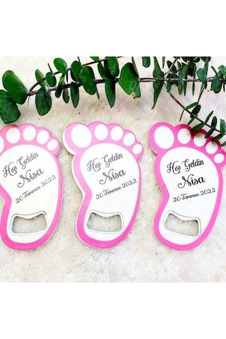 Ayak Açacak Magnet 11x8 Cm Uv Kız Bebek Magnetleri Bebek 30 Adet