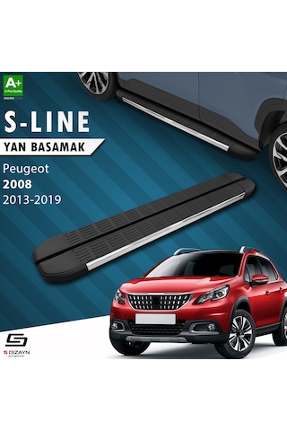 S-dizayn Peugeot 2008 S-line Krom Yan Basamak 173 Cm 2013-2019