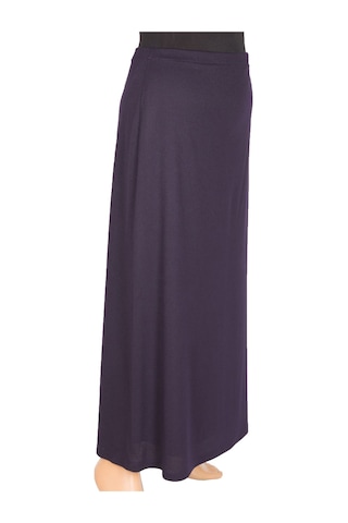 Hesna Kadın Buğra Astarlı Çan Kesim Mürdüm Etek 001