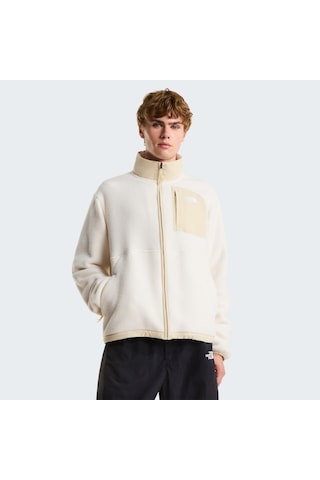 The North Face M Yumiori Off Peak Full Zip Jacket Erkek Polar-33084 Kırık Beyaz-kum Beji