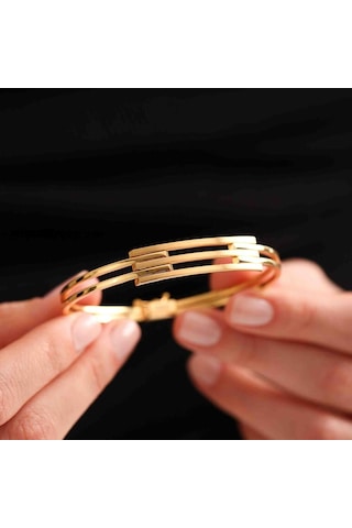 Kaburga Kelepçe 14 Ayar Üç Sıra T14399