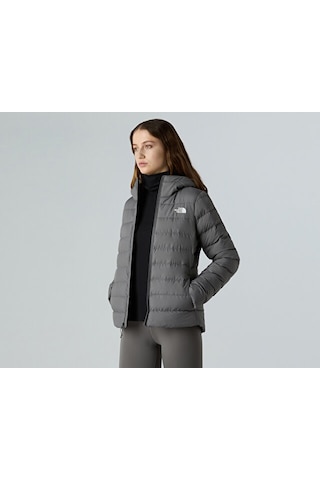 The North Face W Aconcagua 3 Hoodie Kadın Outdoor Montu 600 Dolgu Kaz Tüyü Nf0a84ıv0uz1 Gri Gri
