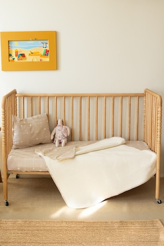 Esti Baby Bebek & Çocuk Uyku Seti 3'lü Pike Takımı 70x120 CM Lastikli Çarşaf - Örtü - Yastık Kılıfı