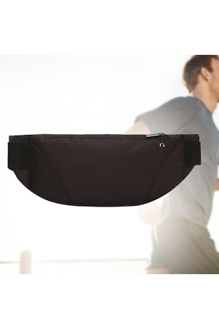 Pazly Bel Paketi Çantası Siyah Telefon Tutucu Alışveriş Çantası Siyah