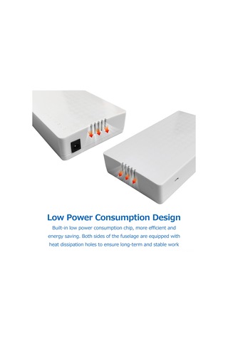 Xindoker 8 Port Ethernet Anahtarı - 10/100m Otomatik Uyumlu Rj45 Portları - Geniş Voltajlı Besleme - Düşük Tüketim - Etkin Soğutma - Avrupa Standartı