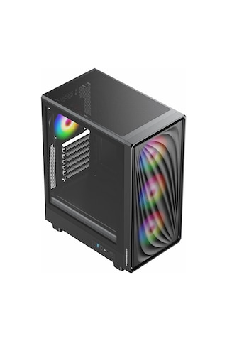 Powerboost Pb-a5065b 650w 80+ Bronz Usb 3.2 Argb Eatx Mid Tower Siyah Kasa