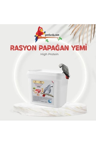 Rasyon High Protein Papağan Yemi - 1 Litre