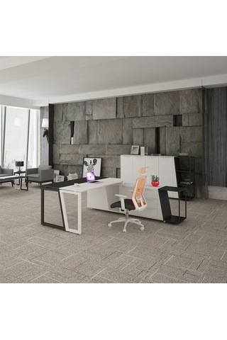 Dila Siyah&beyaz Metal Yönetici Çalışma Masası 180 160