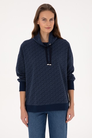 U.s. Polo Assn. Kadın Lacivert Sweatshirt 50309077-vr033 Lacivert